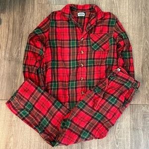 Old Navy Flannel Plaid Pajama Set